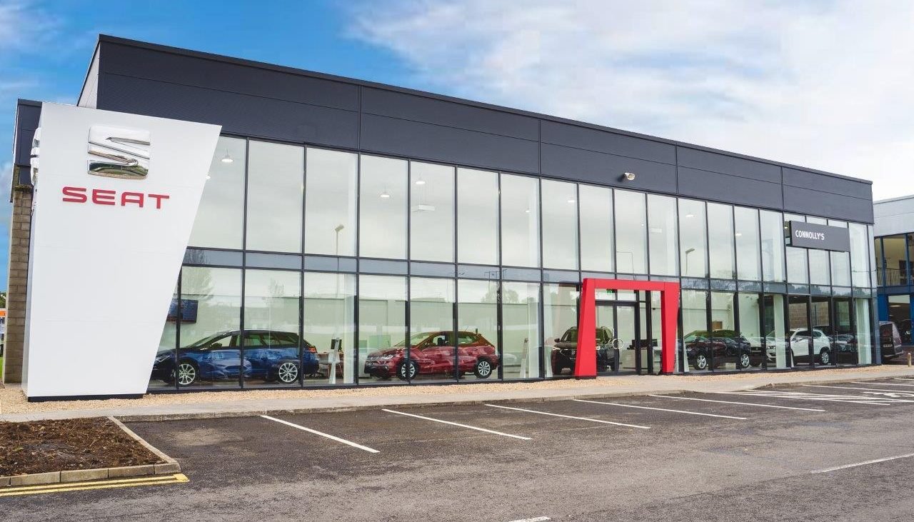 New Seat motor dealership at Collooney, Co. Sligo